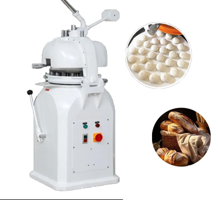 Semi-Automatic Dough Divider and Rounder Machine Pita Pizza Maker 30/36 Pieces Dough Divider and Rounder Machine