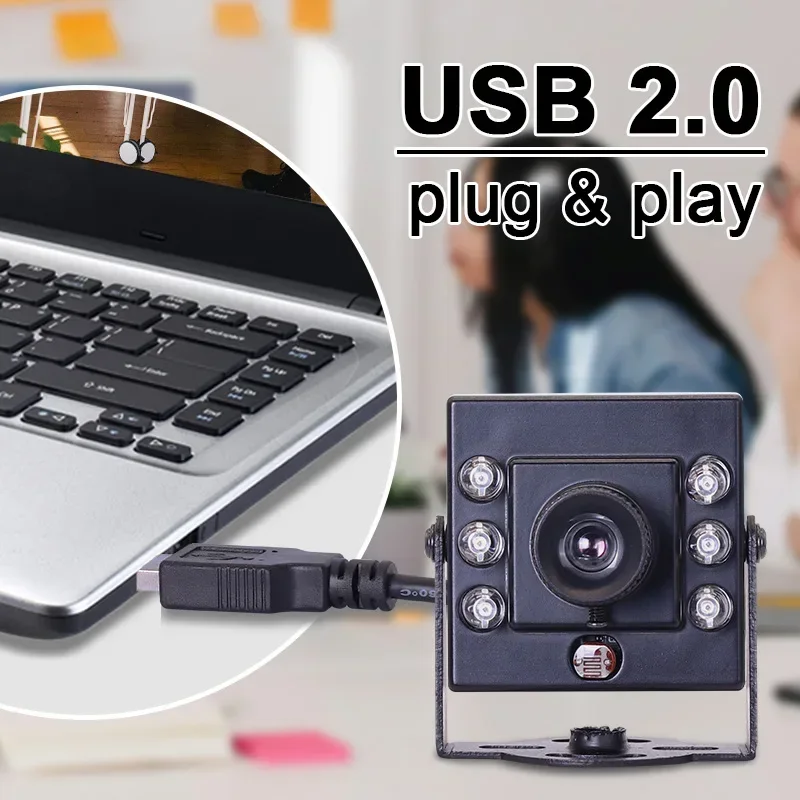 

In stock New 3206 720P H65 2.8mm 75 IR850 USB Free Drive Infrared Night Vision AI Recognition Industrial Mini Camera CMOS Sensor