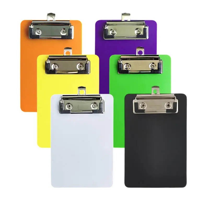 

Simple A7 Bill Clipboard Memo Pad Clip Board Loose-leaf Notebook File Writing Pad Clamps Paper Holder Office School Supplies