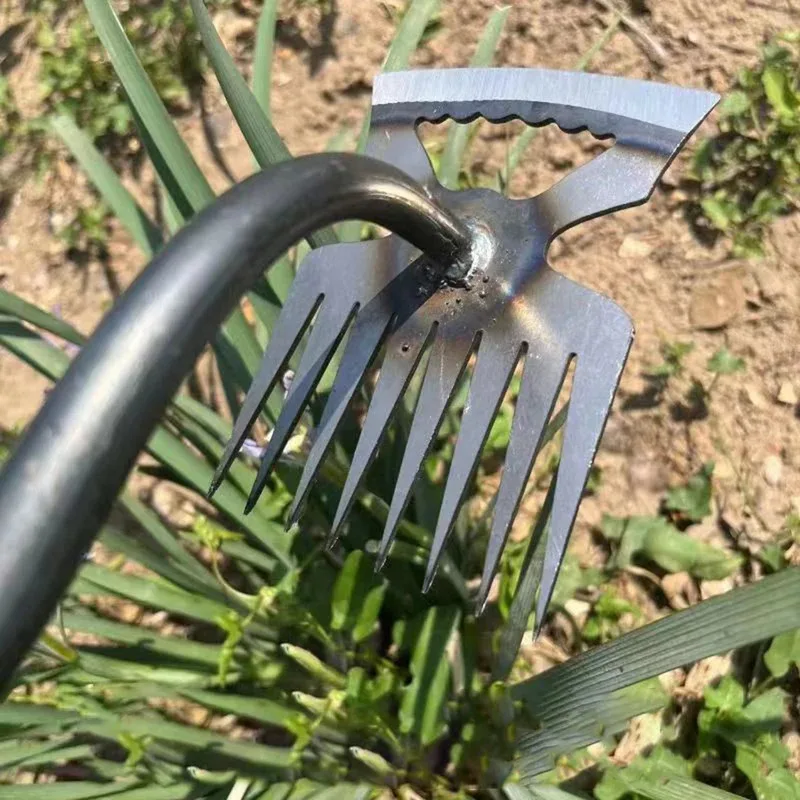 

Сверхмощный инструмент для прополки с двумя головками, трудосберегающий съемник сорняков, рыхление почвы, посадка, аксессуар для сада