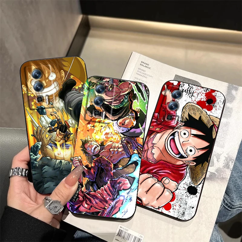 Anime Ones Pieces L-Luffy For Xiaomi Redmi 9A 9C 9AT 10C 9 9T 10 12C 13C A3 12 K60 A1 K50 K40 5G Black Back Phone Case