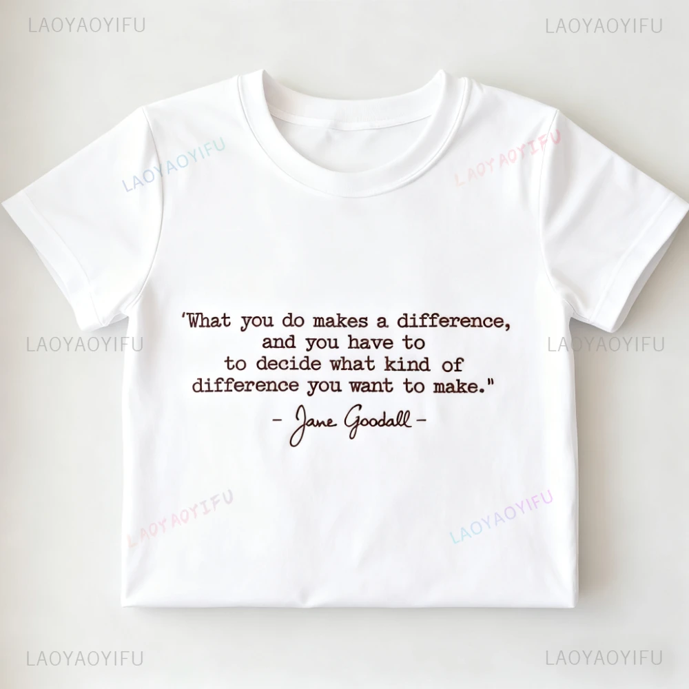 Jane Goodall Quotes Shirt Remember Jane Goodall Thank You Lady Always Remember Tee Rip Jane Goodall Memorial Clothing Women Tops
