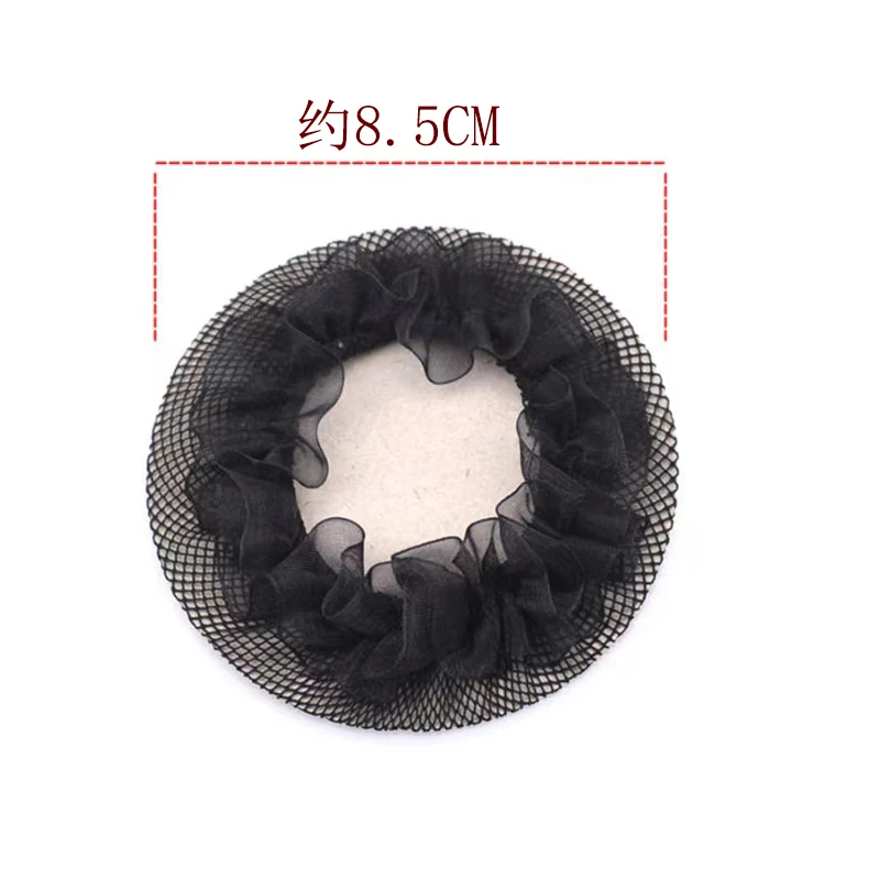 Elastic Hair Nets for Women (2 Pieces) - close-up view