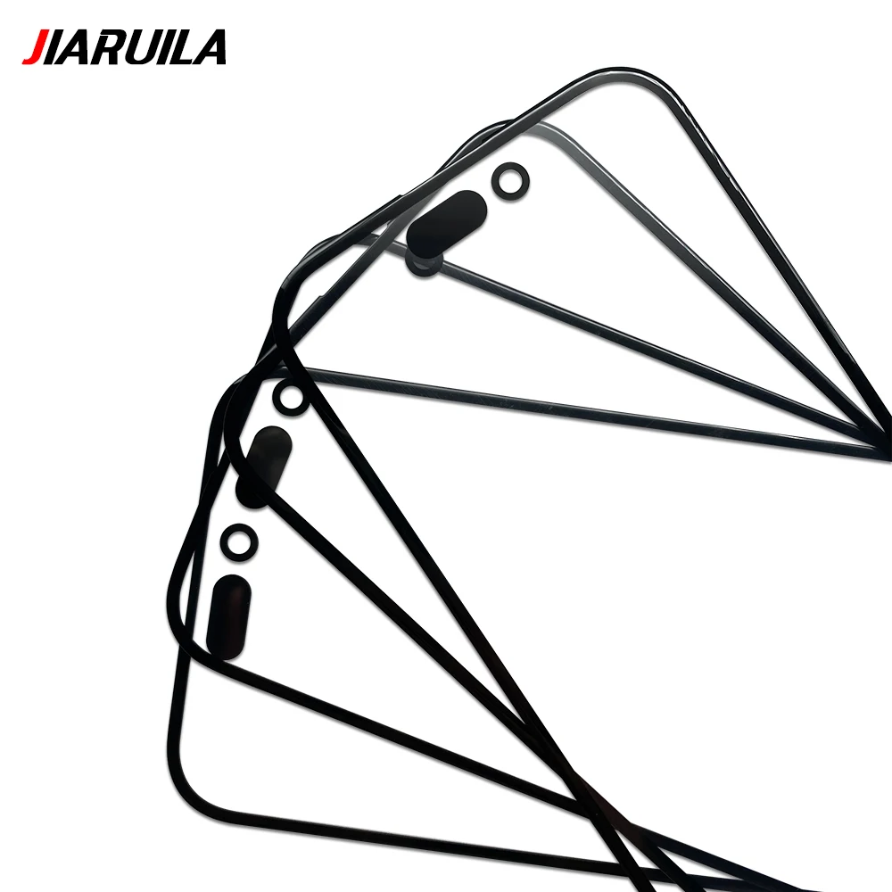 شاشة جديدة من الزجاج الخارجي الأمامي + OCA لهاتف iPhone 16 Pro Max 15 Plus 7 8 قطع غيار غطاء لوحة اللمس للشاشة #6