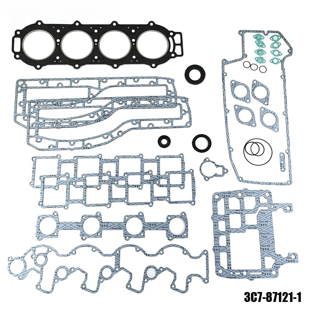 Power Head Gasket Set 3C7-87121-0 for Tohatsu Nissan 4 cyl 115HP 120HP 140HP Outboard 3C7871210