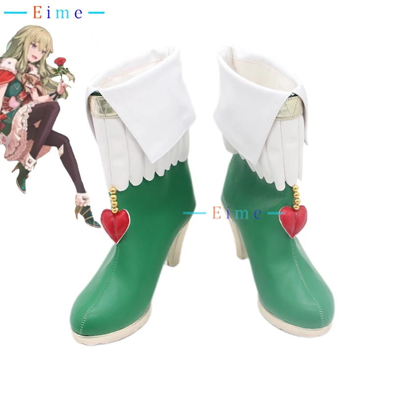 

PJSK Kusanagi Nene Cosplay Shoes PU Leather Shoes Halloween Carnival Boots Game Project Sekai Cosplay Props Custom Made