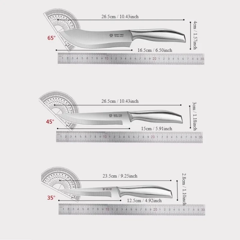 PLYS Commercial Knife, Boning Knife, Specialized Knife for Meat Splitting, Cattle and Sheep Splitting Knife, Sharp Knife