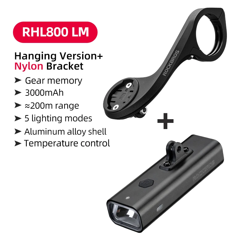 ROCKBROS 400LM Bike Front Light, IPX6 Waterproof