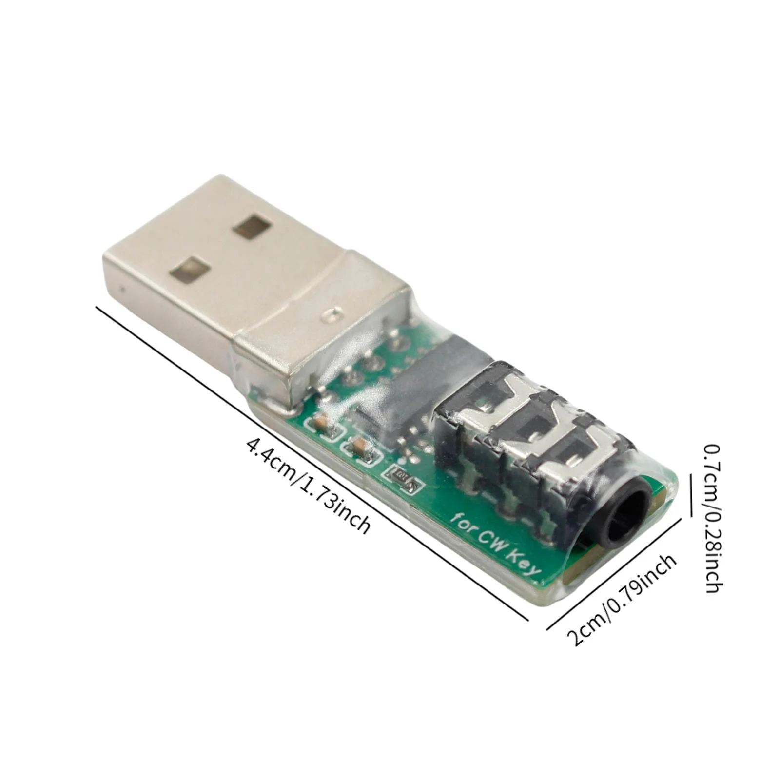 Morse Code CW Trainer Connector Hand Key Practice Connector High Performance Key Connection for Code Trainer Morse Key Trainer