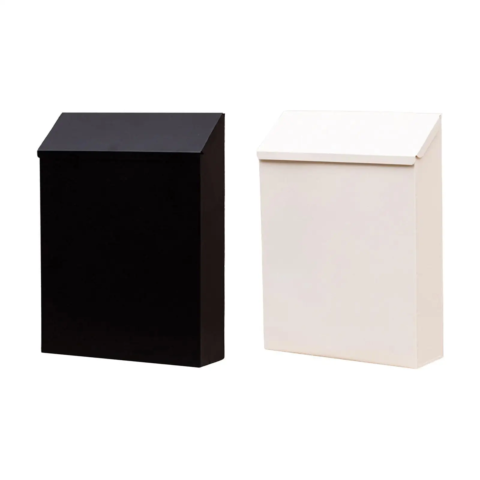 

Wall Mounted Mailbox Sturdy Iron Mail Box for Outdoor Front Door Office