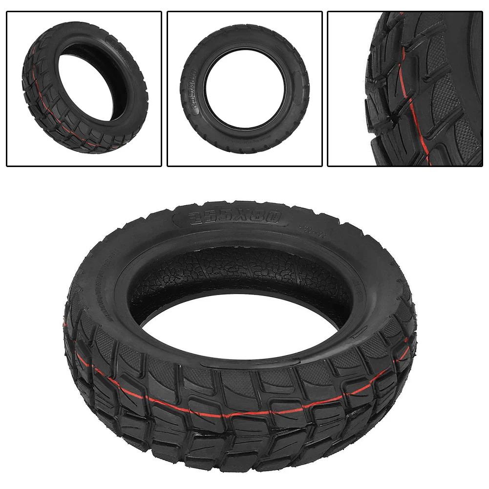 1pc Outer Tyre 10 Inch 255x80 Off-road Rubber Outer Tire Replacement For-Zero 10X Electric Scooter Balance Car Accessories