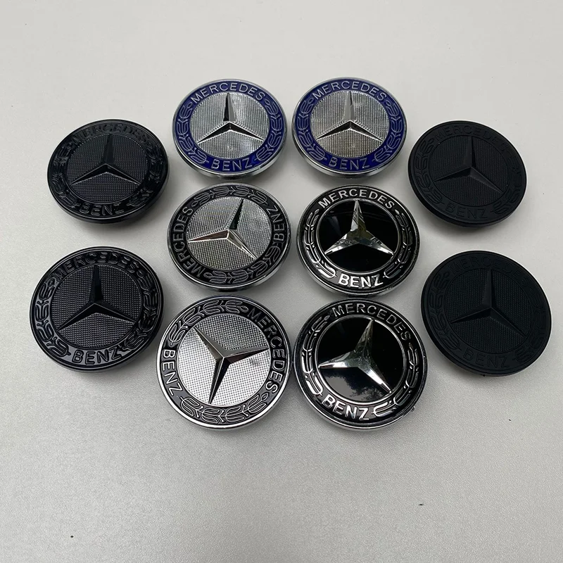 Mercedes Benz Flat Hood Bonnet Logo Emblem Badge automobile Accessorie G350 G500 G55 G63 G65 Star