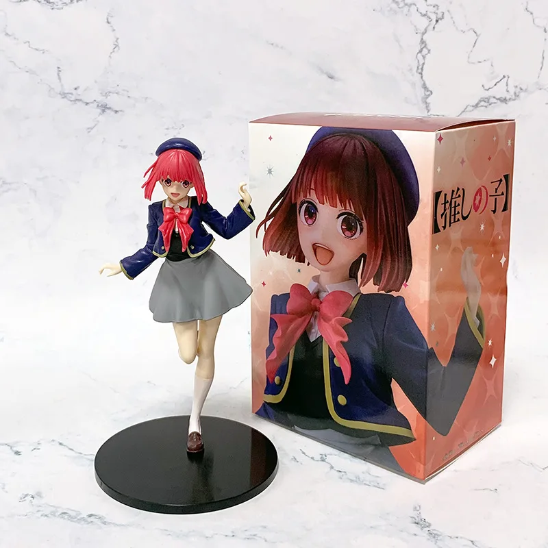 New 18cm Doll Model OSHI NO KO Anime Girl Figures Pretty Arima Kana Cartoon Figurines Statue Cute Kids Toys Gift Ornament