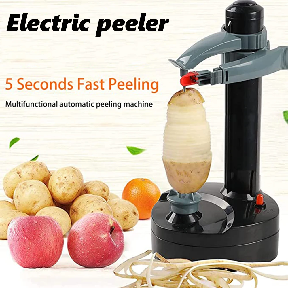 Electric Peeler For Vegetables Multi-function Fruit Potato Carrot Grater Peelers Cutter Kitchen Automatic Rotating Peeling Tool