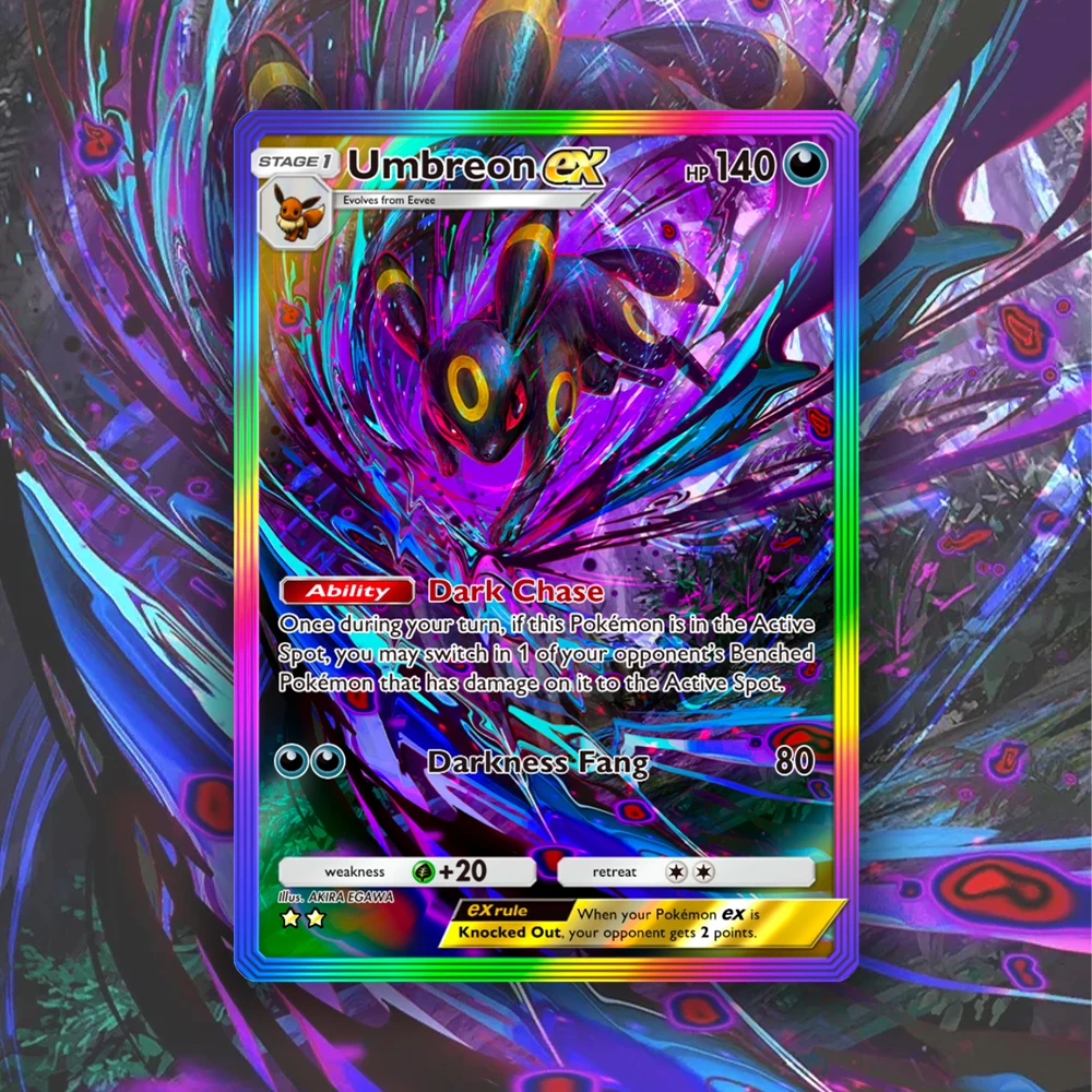 Pocket Solgaleo EX Lunala EX Zelfgemaakte Kaart Geëtste DIY Texturen Singles Pockemontcg Anime Collectie Game Kaarten