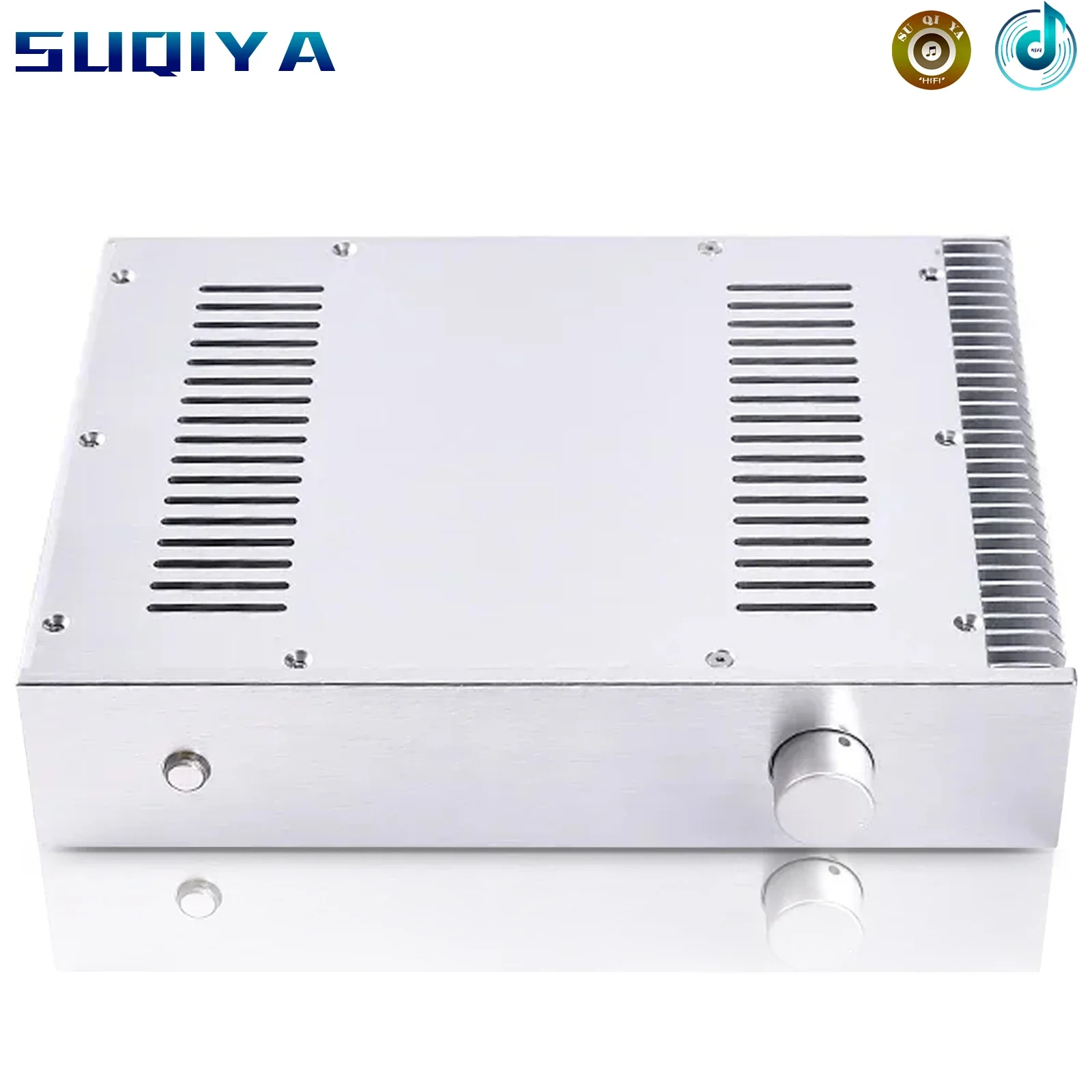 

CJ-172 Silver HIFI all aluminum audio amplifier chassis Class A amplifier chassis /AMP Enclosure /case/DIY box (323*70* 248mm)