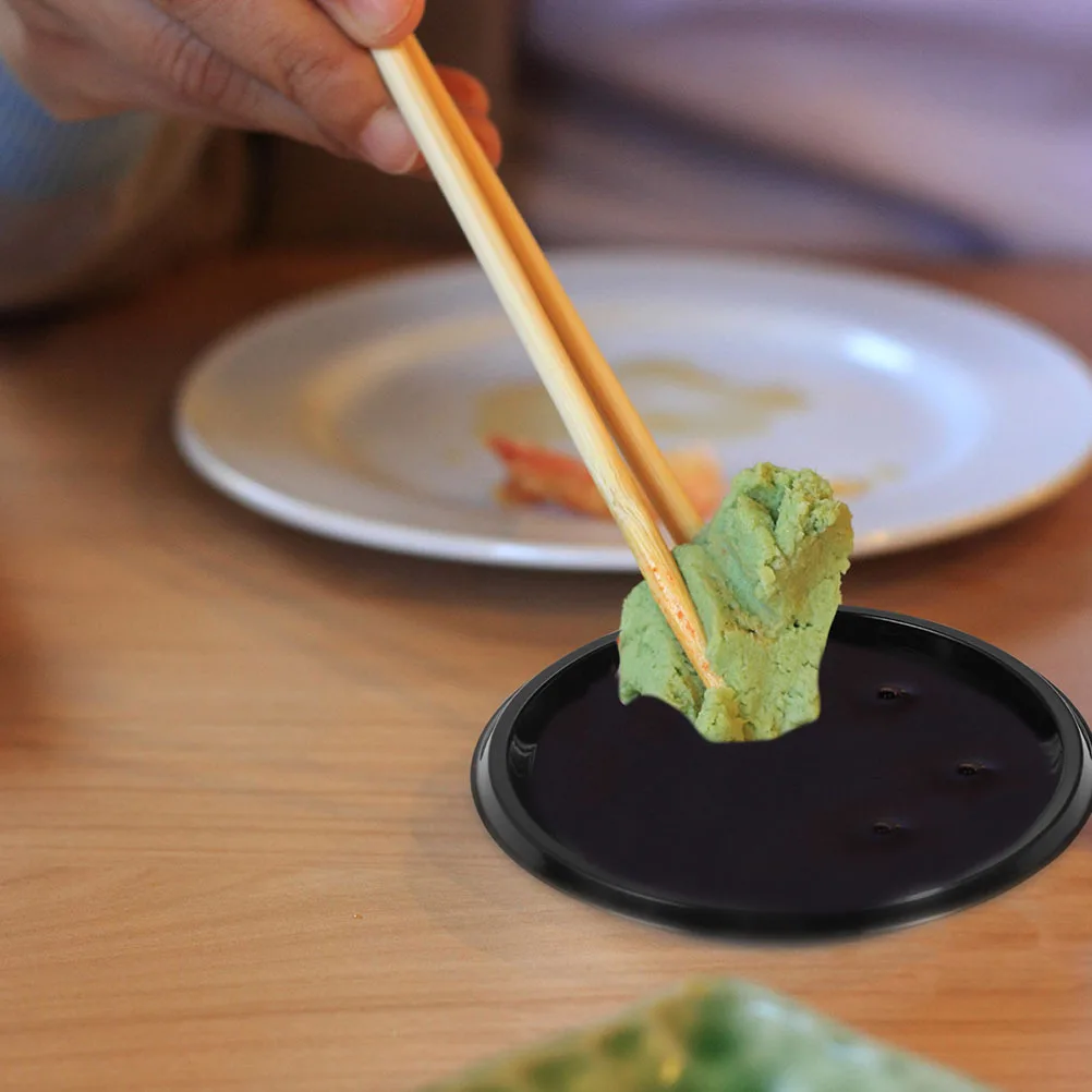 

200Pcs Thick Disposable Plastic Sauce Dishes Small Condiment Plates for Soy Mustard Vinegar Dipping Sauce Containers Kitchen Use