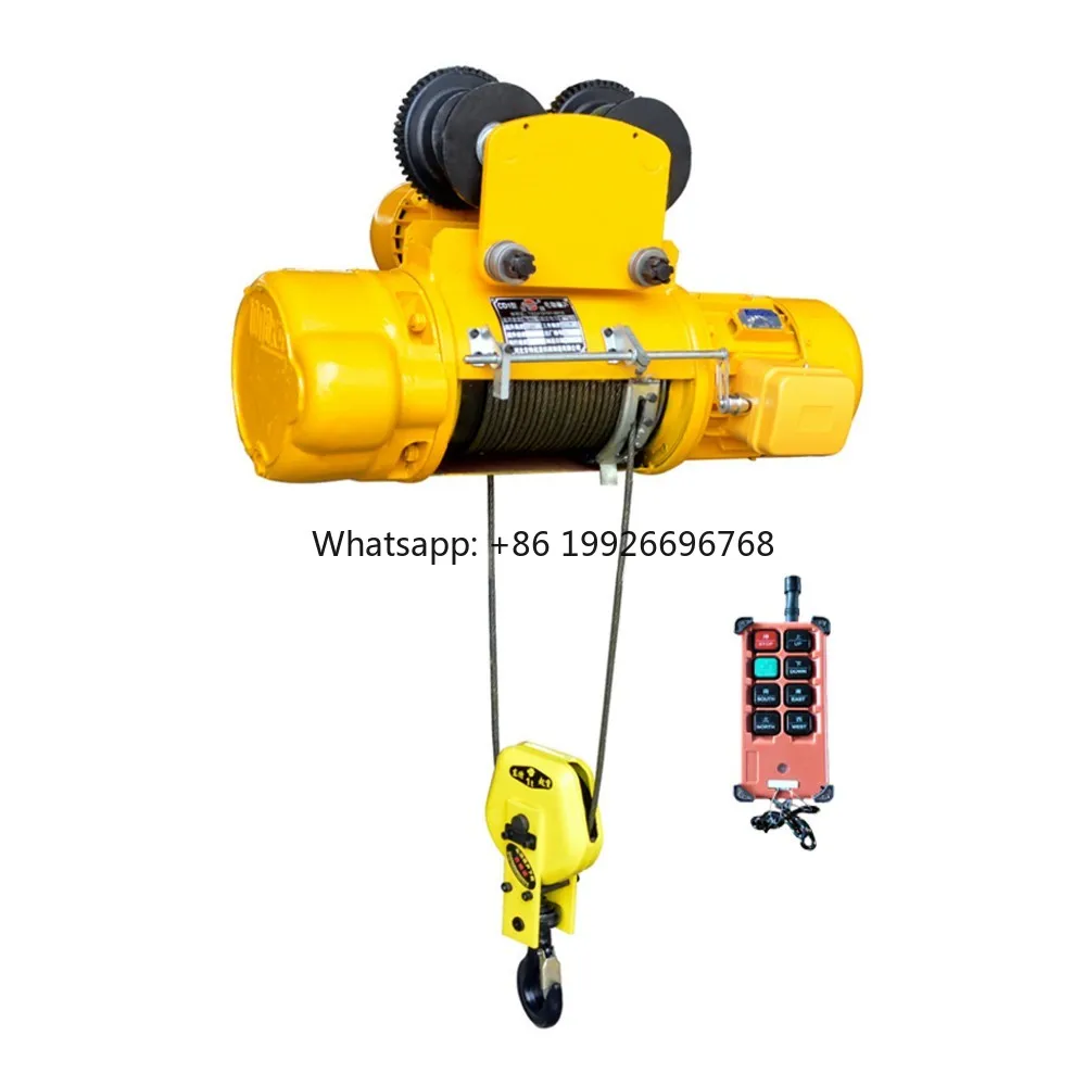 

Portable Electric 5 Ton 500 kg Winch 7.5 Ton Capacity 220v 400/800kg Wire Rope Hoist