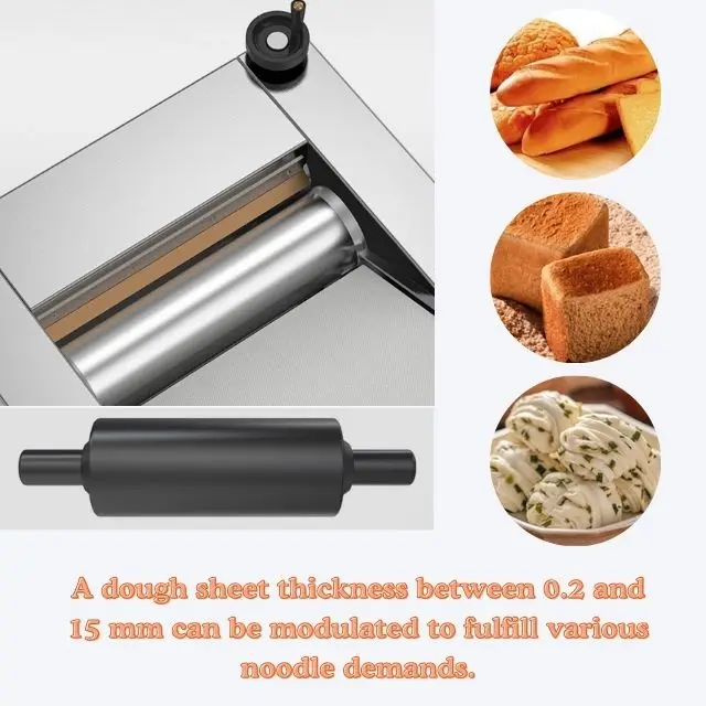 Commercial Horizontal Dough Mixer High Efficiency Dough Kneading Machine for Mantou Flower Roll Noodle and Pancake Making.