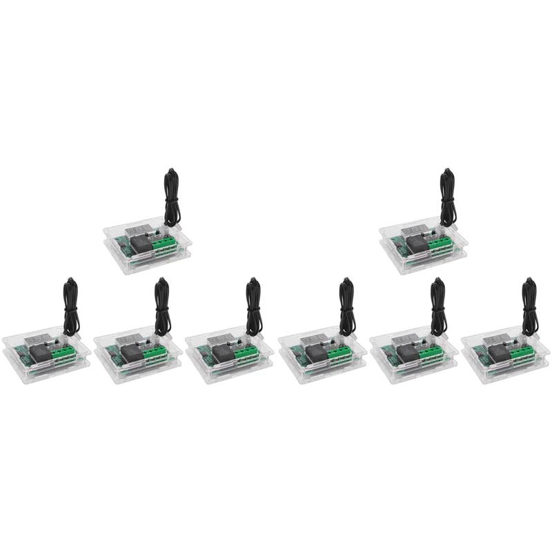 A25F-8PCS W1209 DC цифровой модуль контроллера температуры электронный модуль контроля температуры переключатель с акриловым корпусом