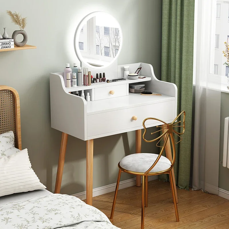 Piccola toeletta Protezione Decorazione Accessori Trucco Cassettiera Toaletka Z Lustrem Do Sypialni Mobili per la casa