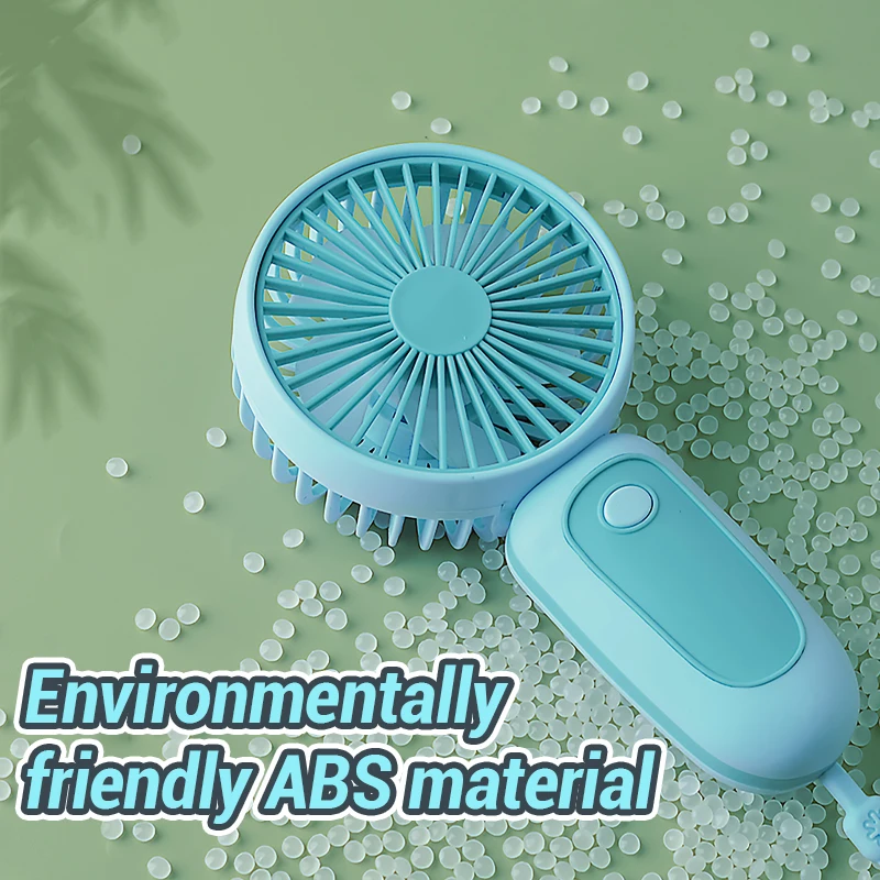 Mini ventilatore elettrico personalizzato all'ingrosso Ventilatore portatile ricaricabile USB piccolo ventilatore tascabile Ventilatore portatile di raffreddamento estivo da viaggio a casa