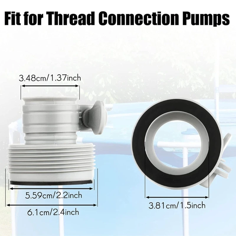 Manguera de succión para aspiradora, tubo de repuesto de plástico para piscina, M2EE