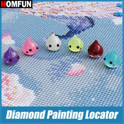 HOMFUN 5D Diamond Painting Locator Magnet Holder Accessories Cover Minder for DIY Art Embroidery Fixer Tools Random Color