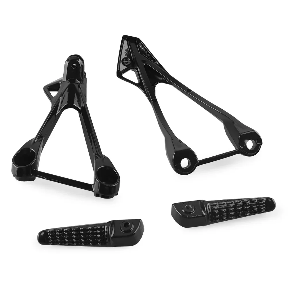 Motorcycle Rear Passenger Foot Pegs Footrest Brackets for Kawasaki ZX6R ZX636 2005 2006 2007 2008 Aluminum Alloy