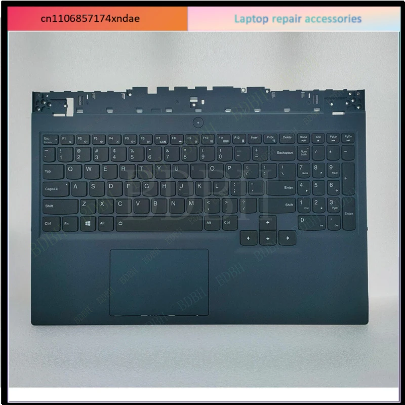 For  Lenovo Legion 5-15ACH6H Palmrest RGB Backlit Keyboard Blue 5CB1C74809