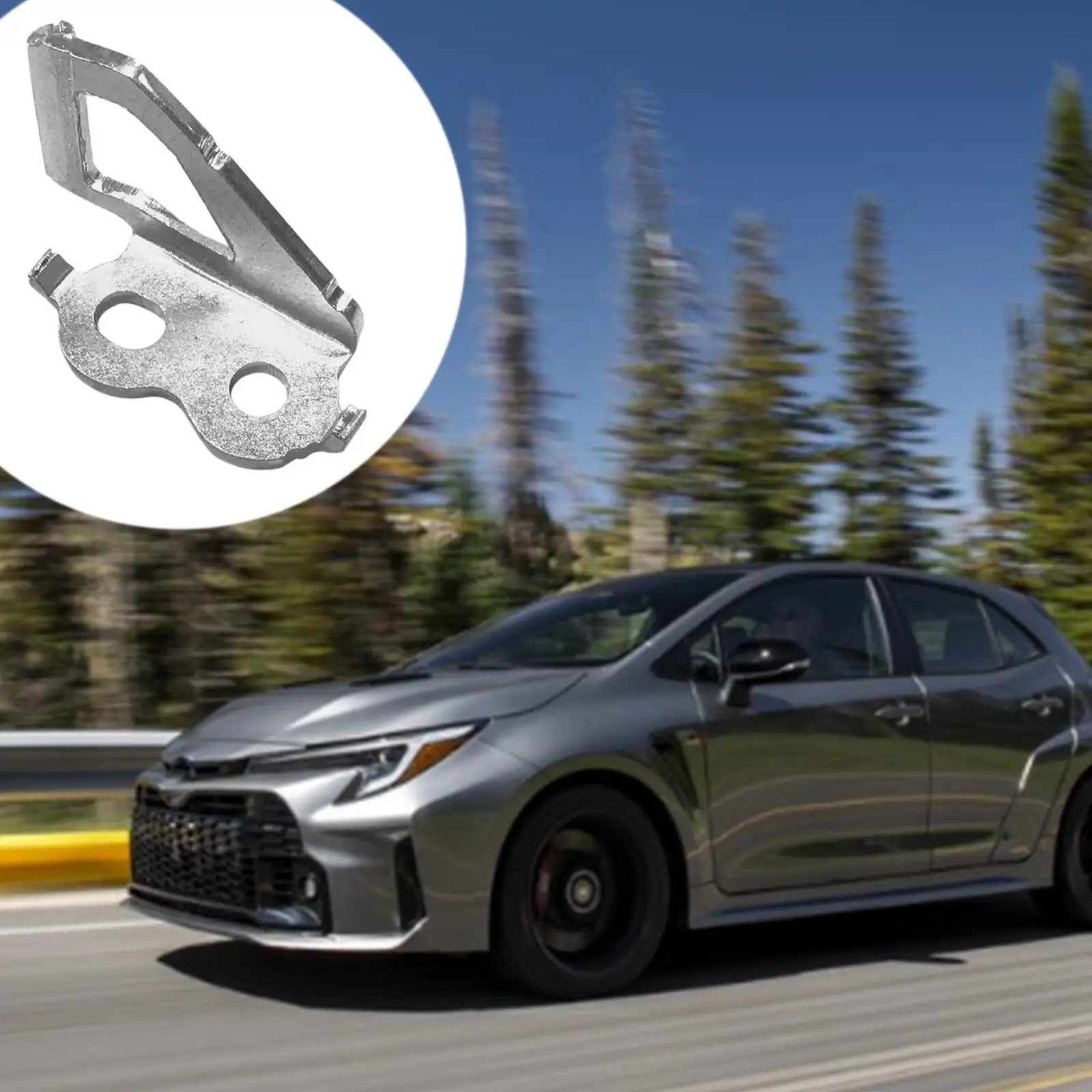 

Luggage Compartment Door Lock Bracket Accessory 64621-12070 Easy to Install Sturdy Spare Parts Direct Replaces Professional