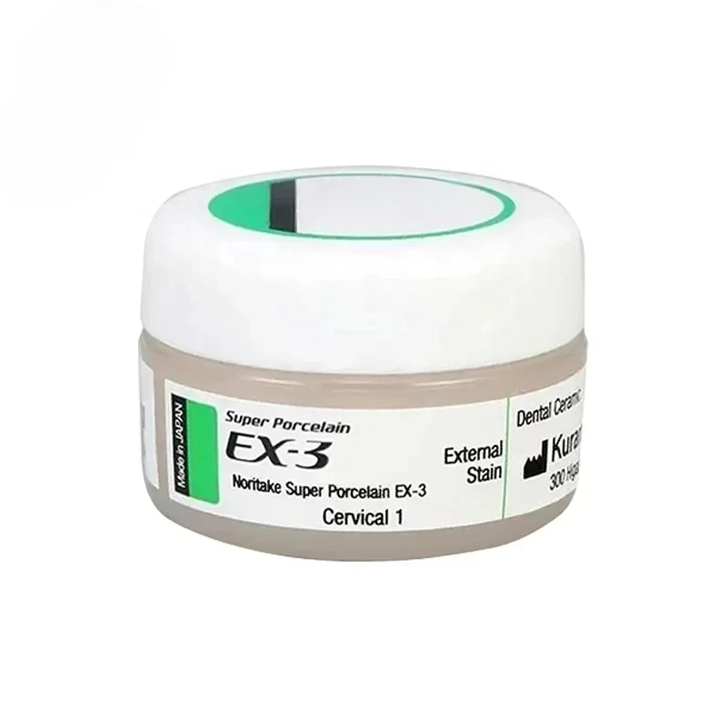 Kuraray Noritake Super Porcelain EX-3 External Stain (ES) 3g Porcelain for metal ceramic dentals restorations