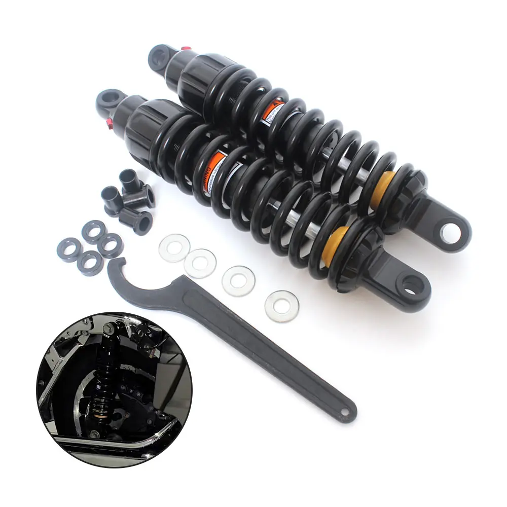 for Harley Touring Sportster 883 Motorcycle Rear Suspension Protection Shocker Absorber Rear shock 325MM For Honda yamaha