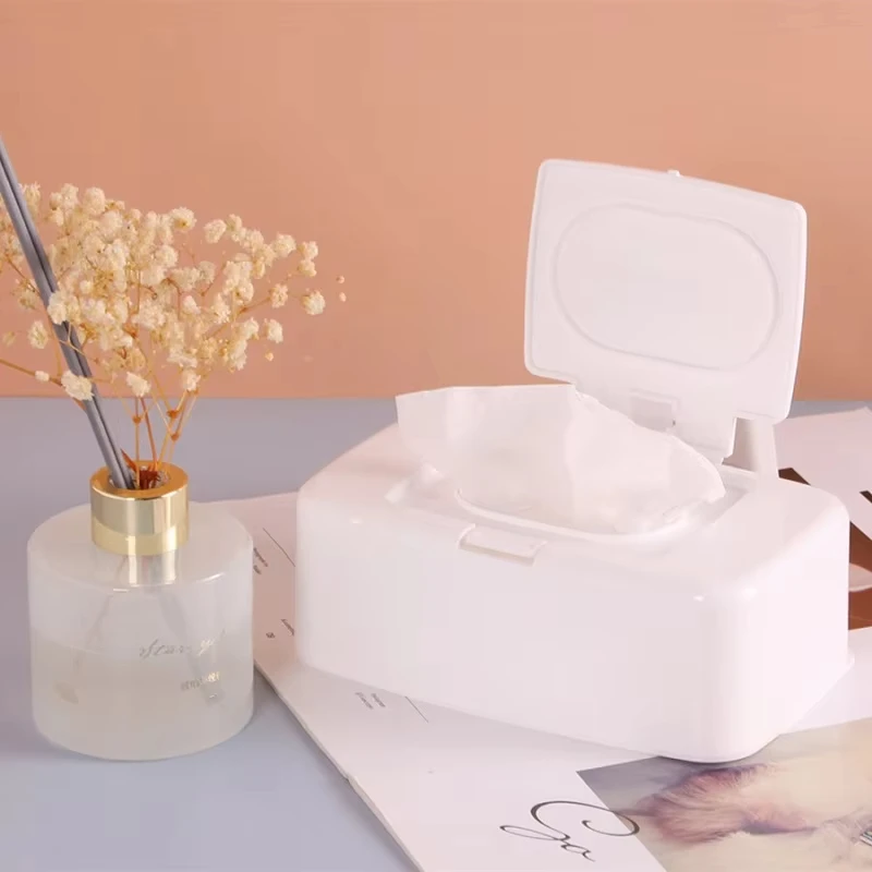Wet Tissue Box Wipes Dispenser Portable Wipes Napkin Storage Box Holder Container