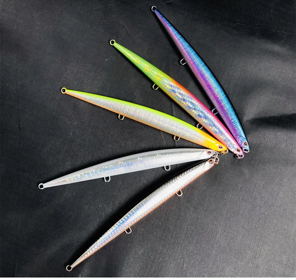 GREENSPIDER Neue Köder Bleistift Angeln Lockt Sinking 175mm/50g Köder SeaBass Barsch Lange Casting Künstliche Harten köder – Detail 12