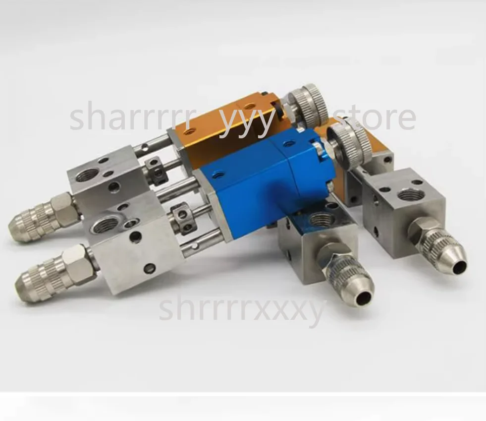 QLH-21A Pneumatic Precision Dispensing Valve 0.01ml Anti-Drip UV Glue High Viscosity Silicone Dispenser Tool
