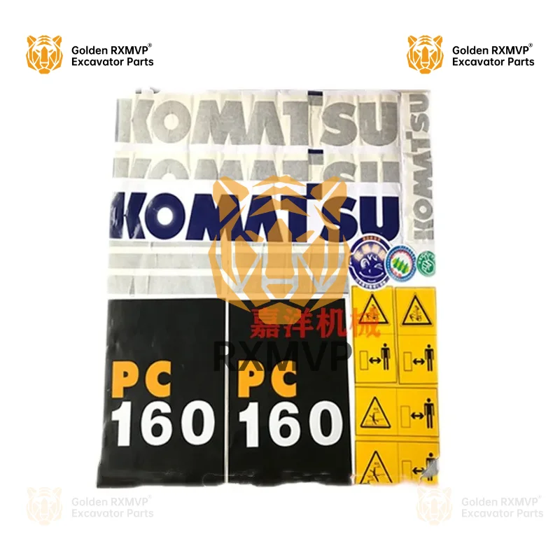 Excavator sticker For Komatsu 60/120/200/220/230/300-6 350 whole vehicle sticker label Warning sticker parts