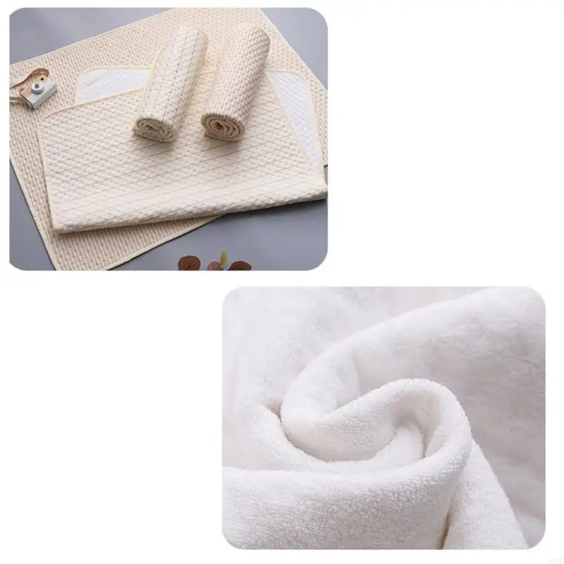 581F Reusable Changing Pad Thick Liner Toddler Changer Pad Rectangle Urine Pad 27’’