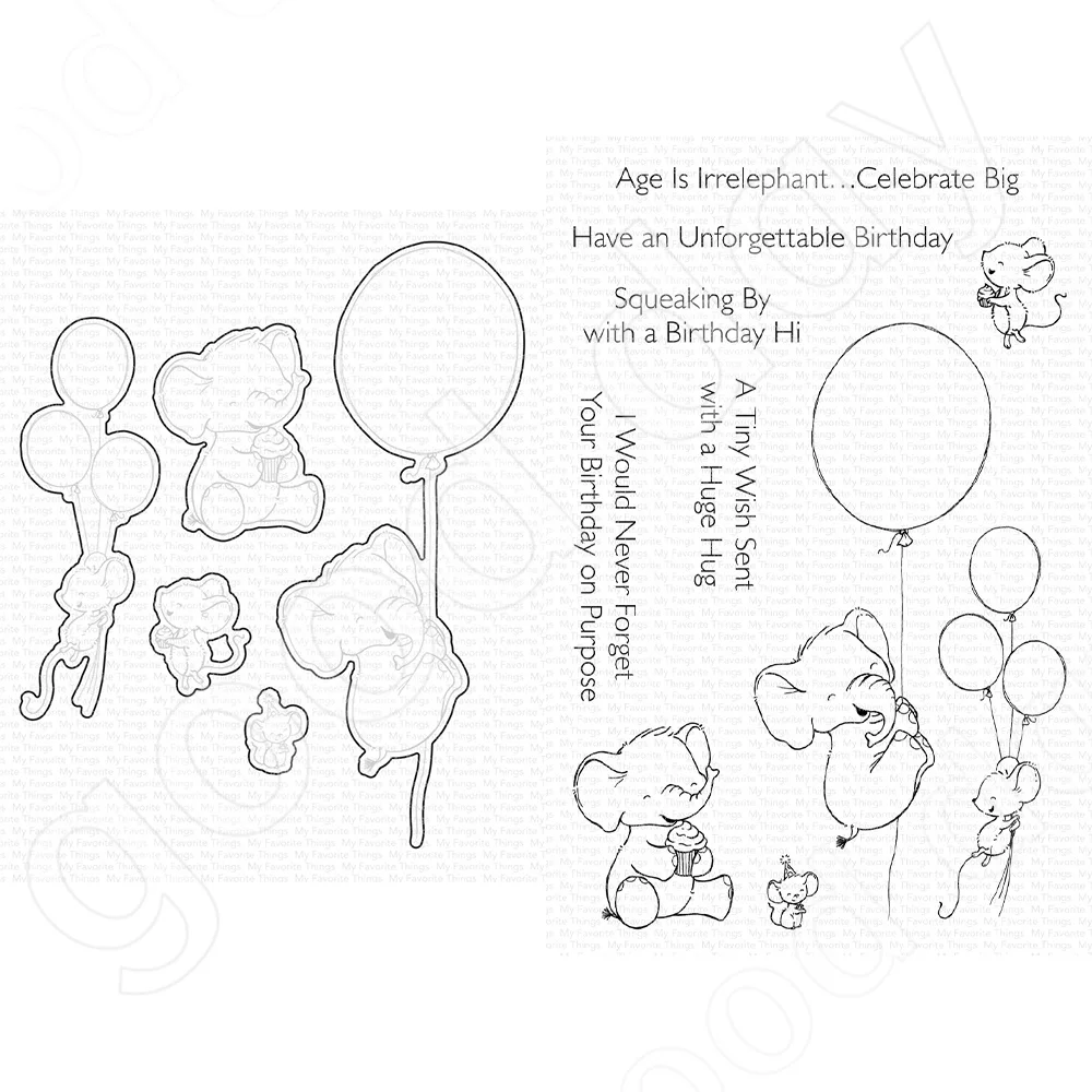 

2023 New Unforgettable Birthday Cutting Dies Stamps Scrapbook Diary Decoration Embossing Template Diy Greeting Card Handmade