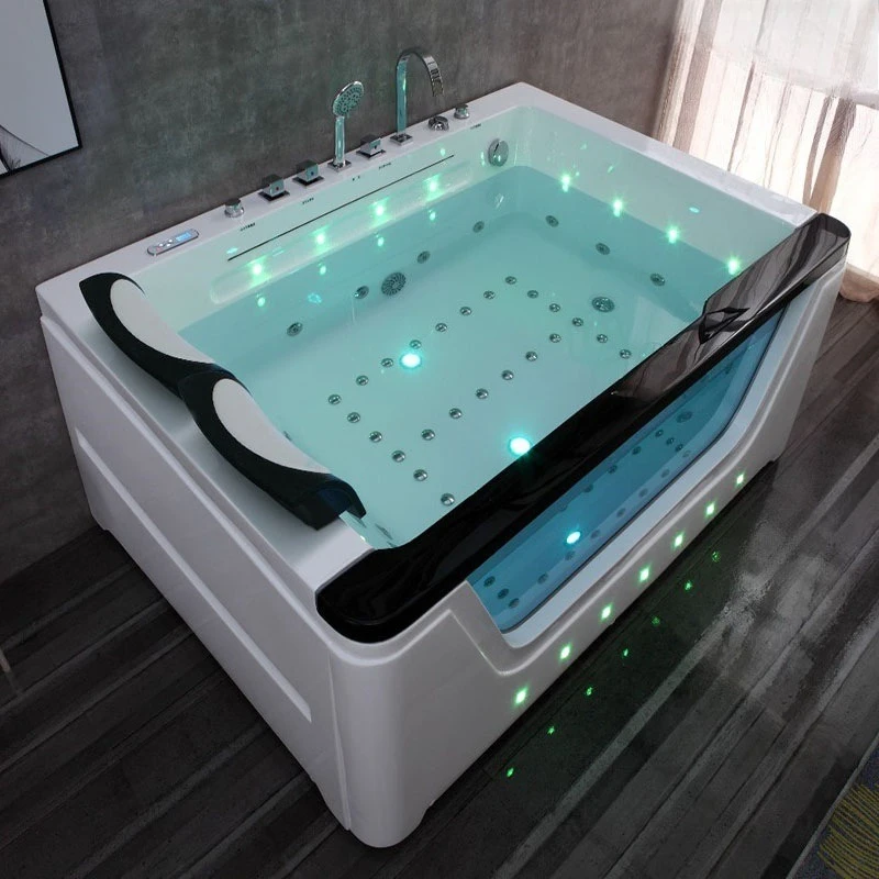 

Bathtub Double Single Waterfall Home Acrylic Surf Massage Heated Bath Bath 1.7M