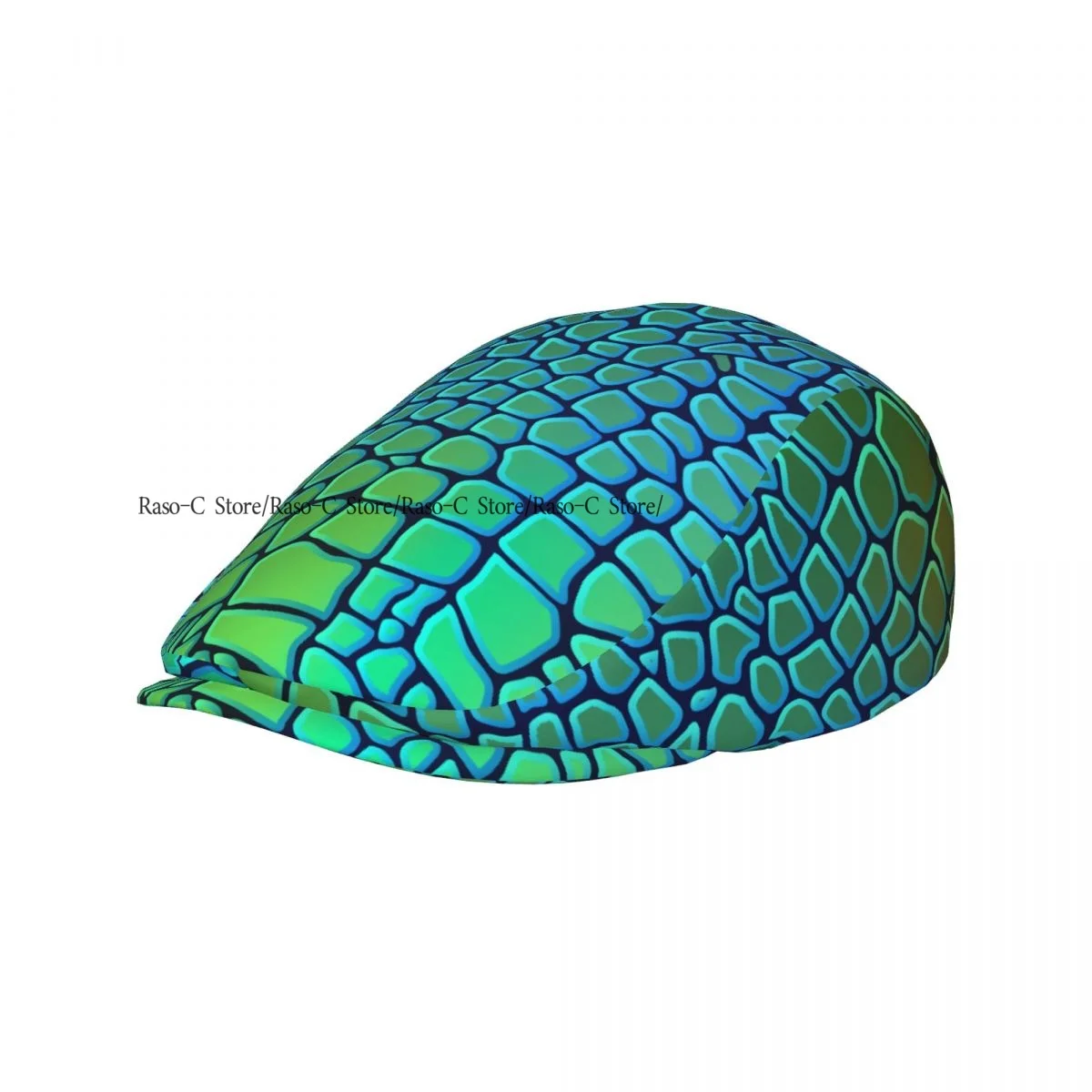British Gatsby Newsboy Cap For Adults Animal Snake Textures Crocodile Pattern Flat Peaked Cap Autumn Winter Beret Hat