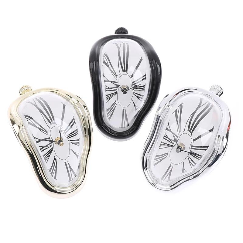 Distorted Wall Clocks Surrealist Salvador Dali Style Wall Watch Decoration