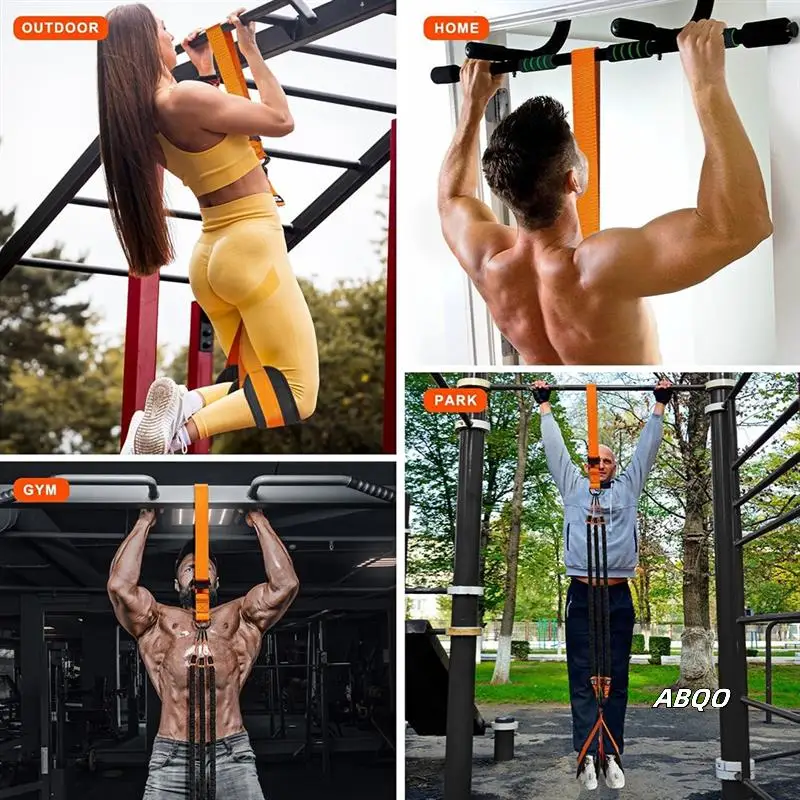 

Pull Up Assistance Bands Set Resistance Strap For Pull-Ups Assist For Hanging Training Chin-Up Workout Body Stretching
