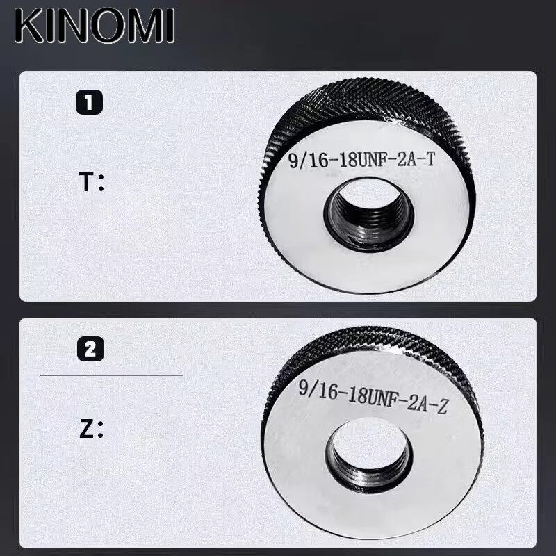 1/2-13UNC 1/2-14UNS 1/2-20UNF UNEF 2A External Thread Ring Gauge Calibrator GO NOGO Precision Measuring Instruments Tools