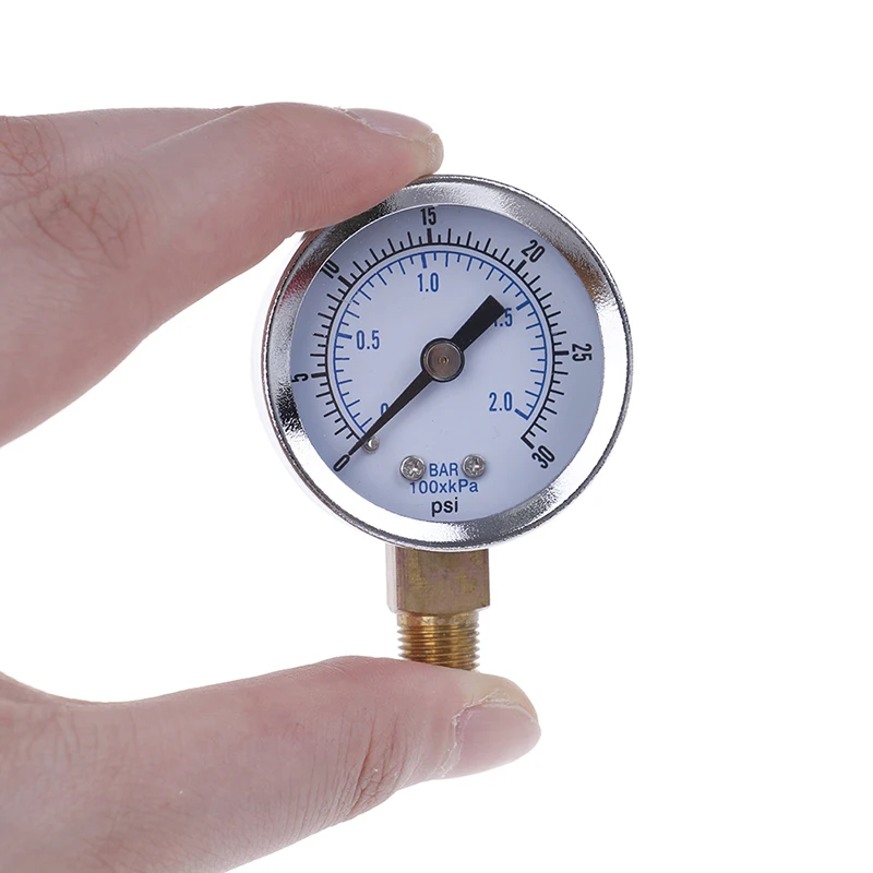 1pc Pressure Gauge Low Pressure For Fuel Air Oil Gas Water Oil Gas Measurement