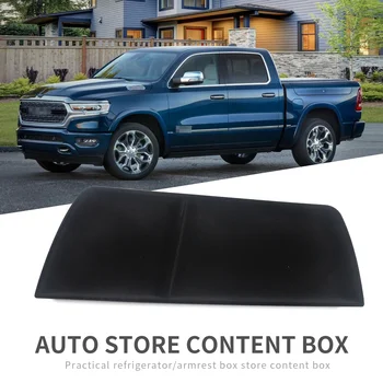 Glove storage box for Dodge RAM 1500 2500 3500 2019+ car accessories armrest storage tray co-pilot organizer flocking