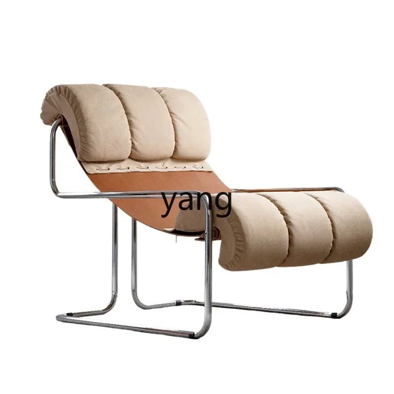 

Yjq Mid-Ancient Single-Seat Sofa Chair Living Room Bedroom Simple Lazy Leisure Sofa Chair