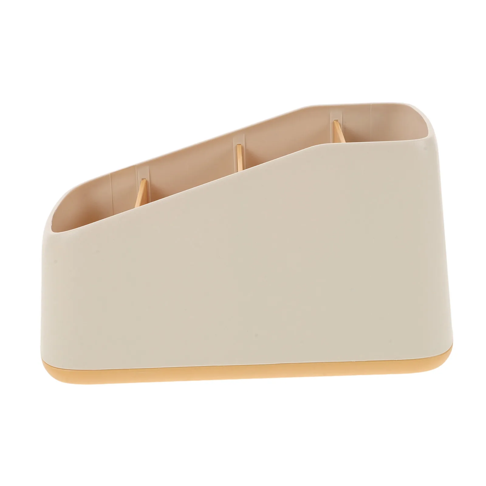 

Creative Plastic Storage Box for Remote Control Desktop Organizer Household Cosmetics Brush Multi-Function for Office