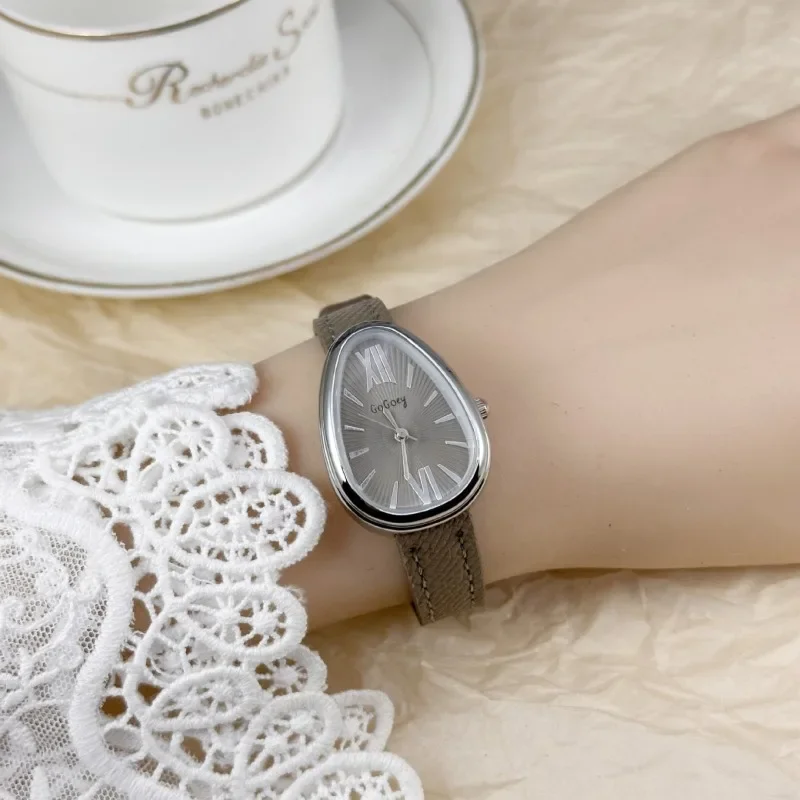 

Дизайнерские брендовые женские кварцевые часы, роскошные женские часы со змеиной головой, модные наручные часы с кожаным ремешком, женский подарок Montre Femme