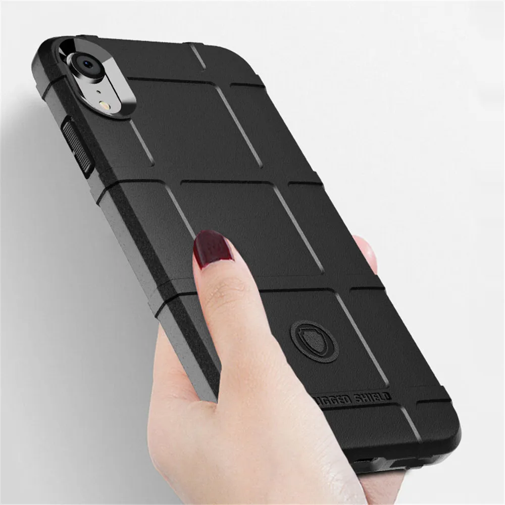 สำหรับ iPhone 14 13 12 11 Pro Max SE 2022 2020 Mini 8 7 Plus 6 6S XS max X XR เกราะซิลิโคนทนทาน Shield กรณีกันกระแทก